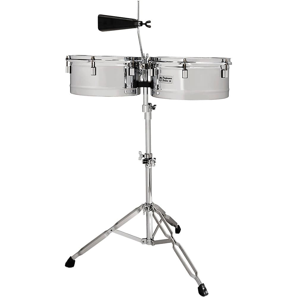 LP Performer Timbale Set with Chrome Hardware 13 and 14 in. Steel