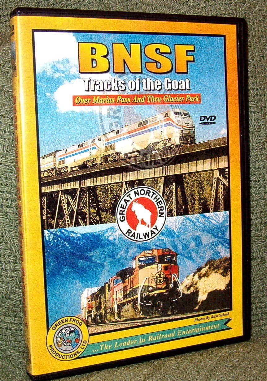 20034 TRAIN VIDEO DVD "BNSF - TRACKS OF THE GOAT" VOL. 1