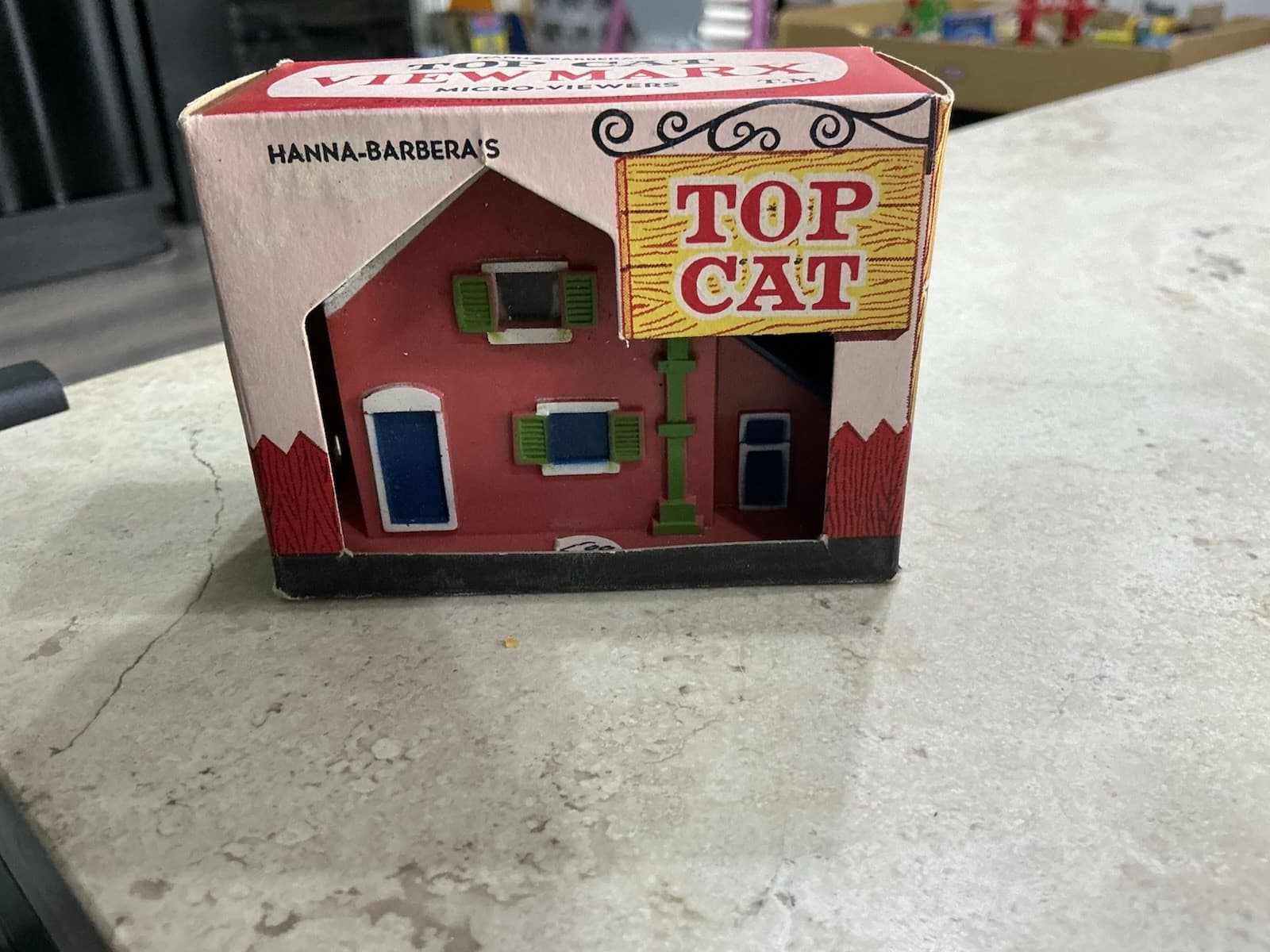 1962 MARX TOP CAT VIEWMARX MICRO-VIEWER HANNA BARBERA HONG KONG MINT IN BOX