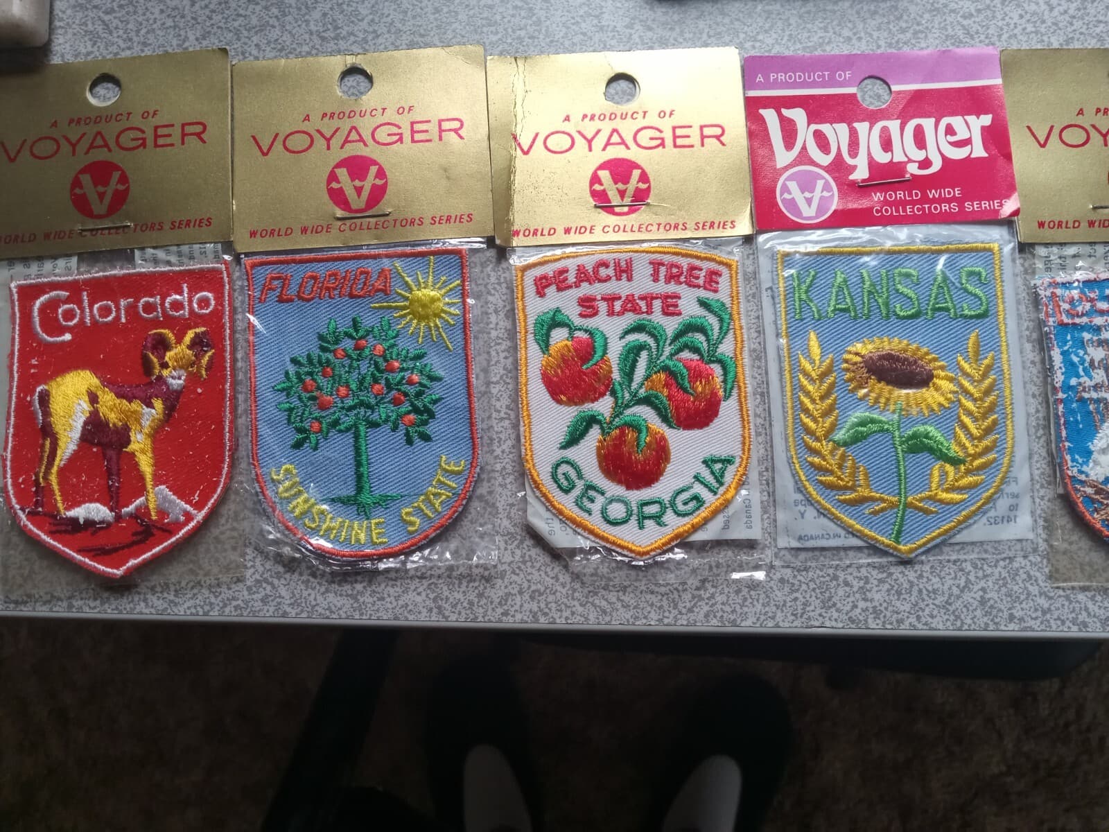 Voyager Vintage State Patches