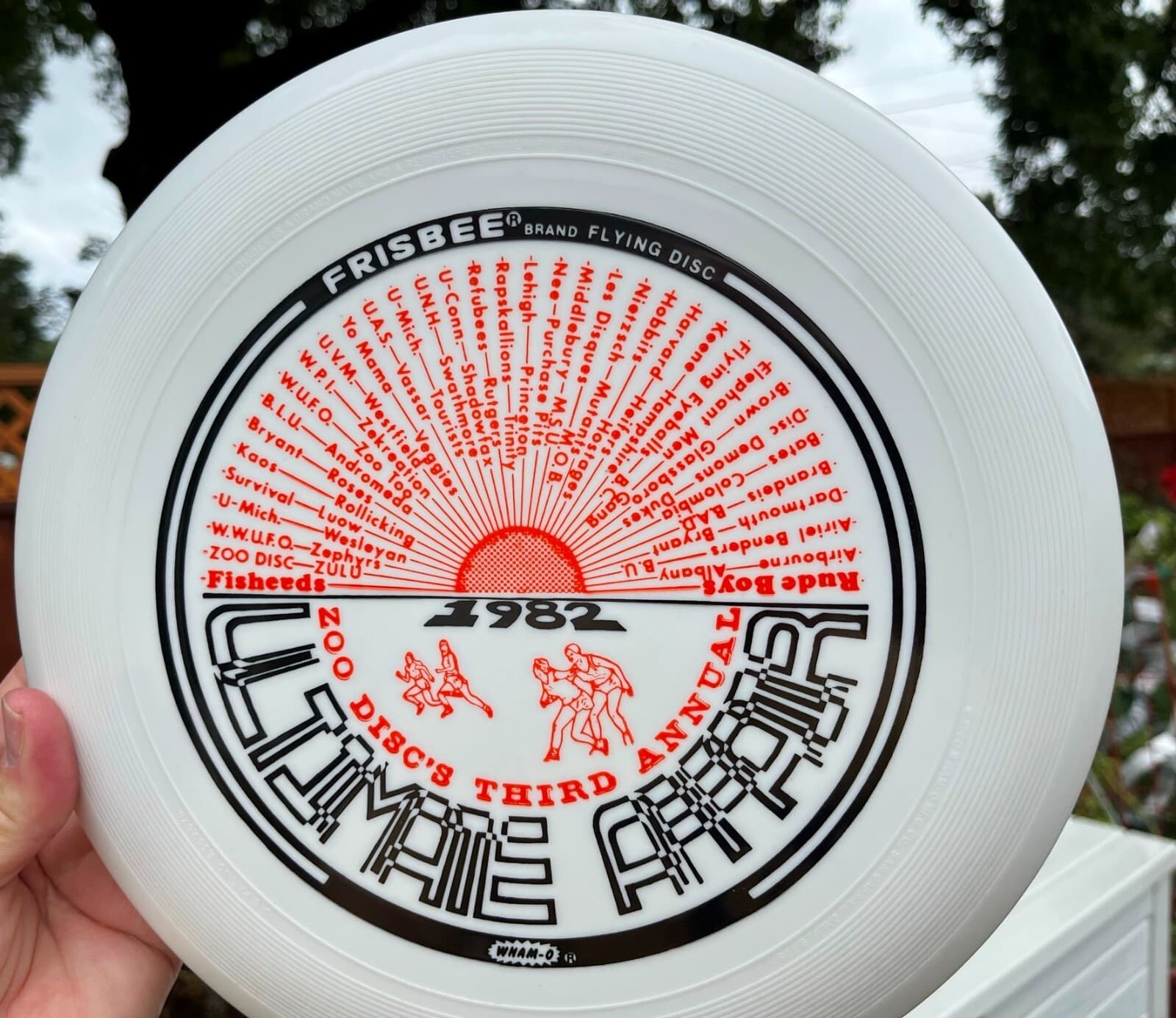 Ultimate Rare Clean 82E Mold 1982 Whamo Zoo Disc Golf Frisbee Wham-O Vintage