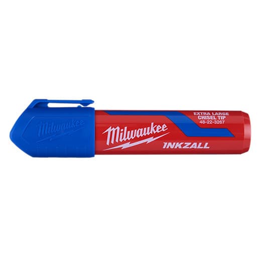Milwaukee Blue INKZALL Extra Large Chisel Tip Marker 48-22-3266