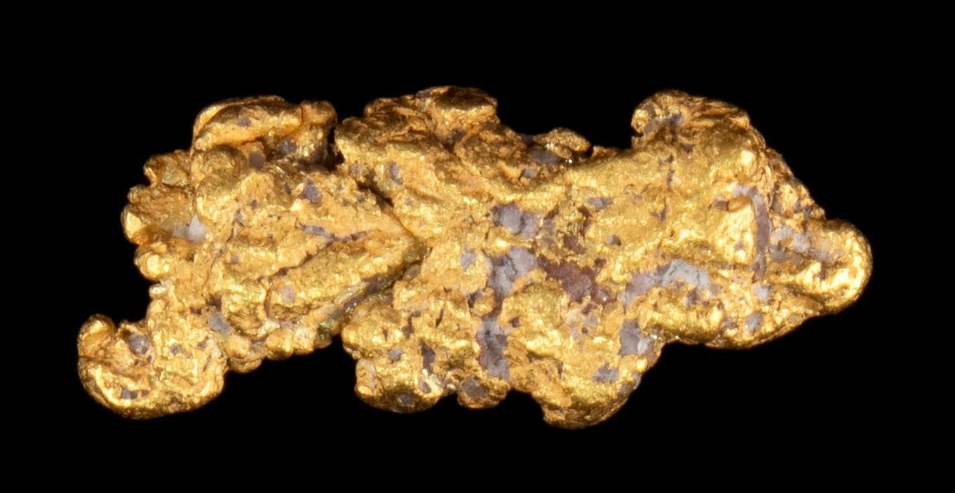 Alaska California Gold Nugget Natural Exotic Gold Nugget 1.90gr