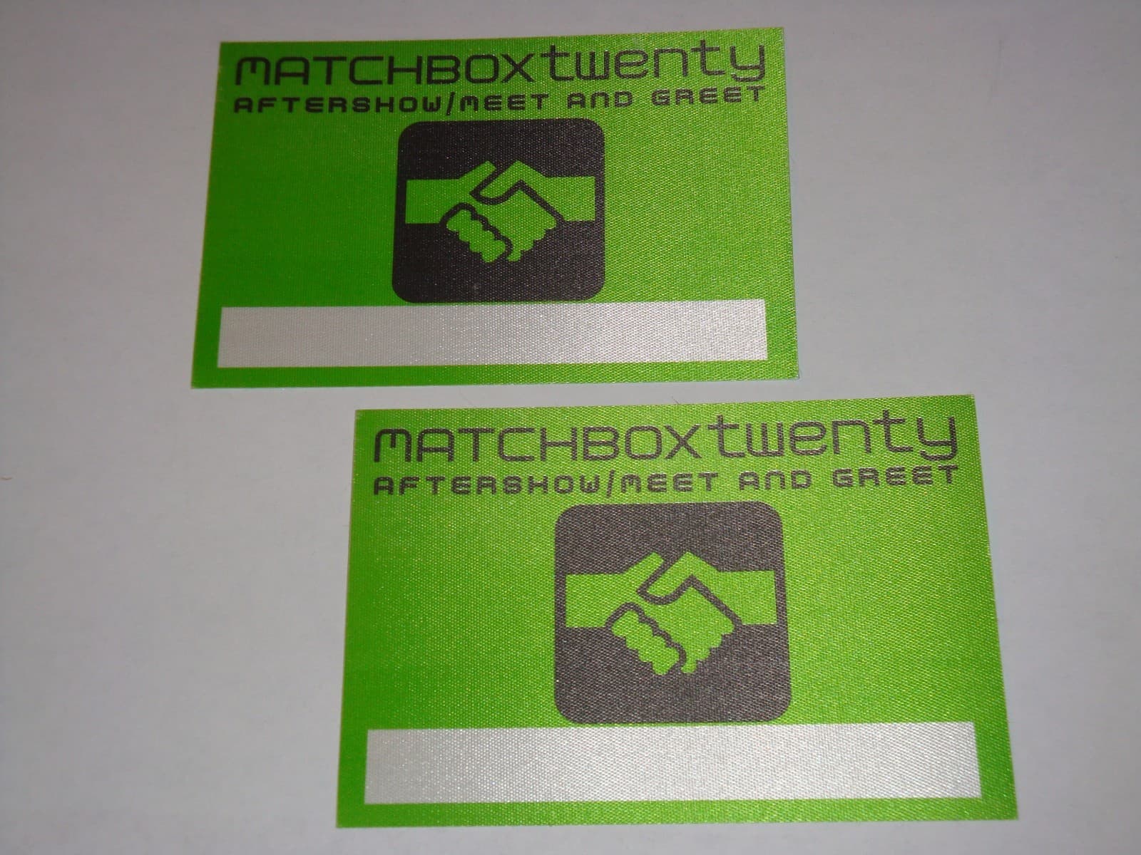 MATCHBOX TWENTY 2 BACKSTAGE TICKET PASS Rob Thomas More Than You Think Are 20