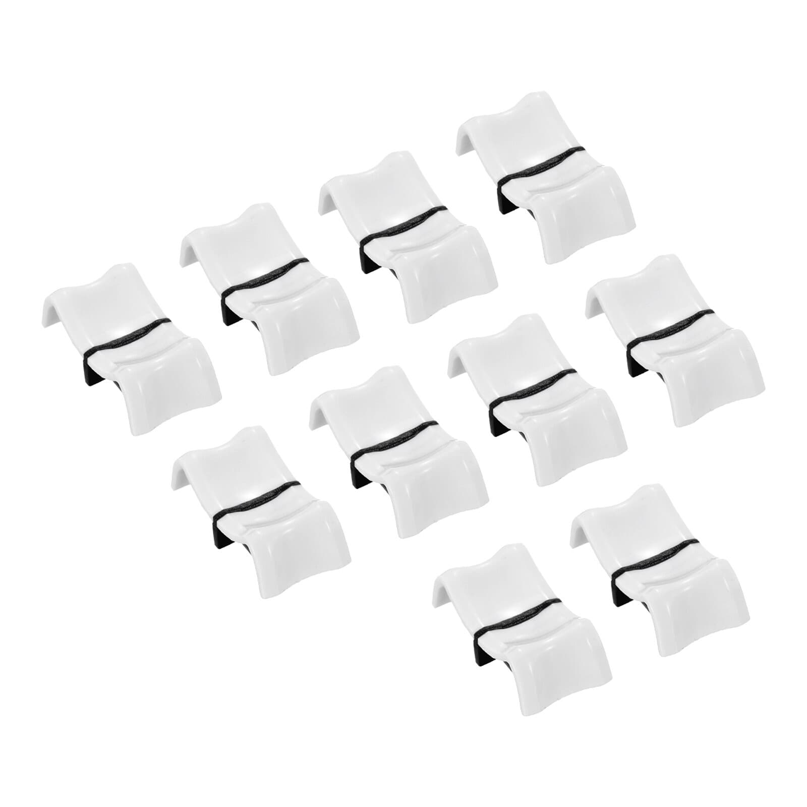 Console Mixer Slider Fader Knob Cap Touch Sensitive Slider 4mm ABS White 10Pcs