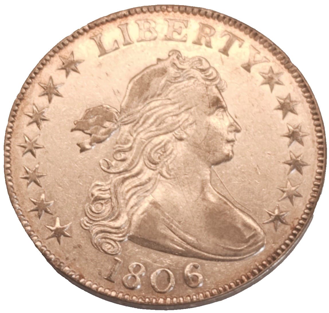 1806 50C Draped Bust Half Dollar XF Original Early Type Coin