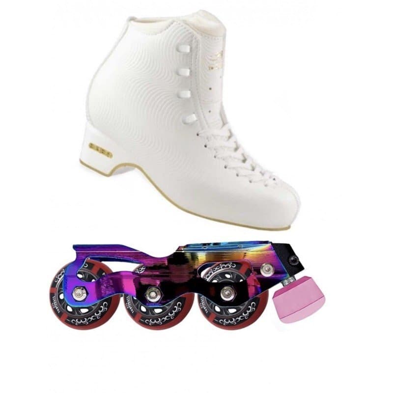 Edea Wave+STD Starlight Professional+Speed wheels - INLINE Figure Skating Skates
