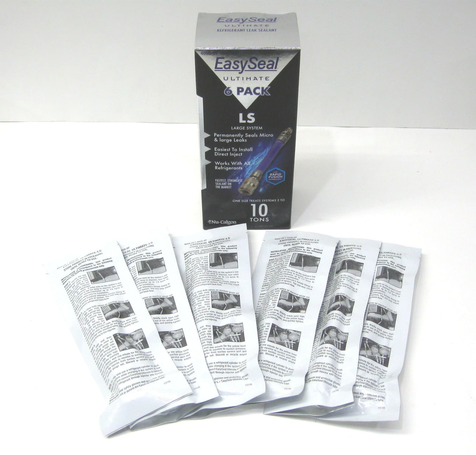 Nu Calgon Easy Seal Ultimate Large System 4050-07 2 to 10 Tons(Bulk 6 Pack)