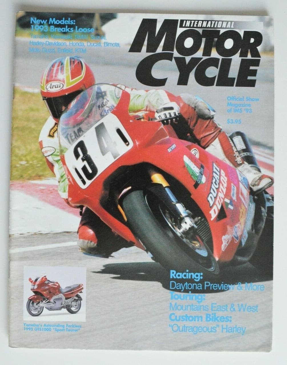 INTERNATIONAL MOTOR CYCLE 1993 IMS 93 Daytona Yamaha GTS1000