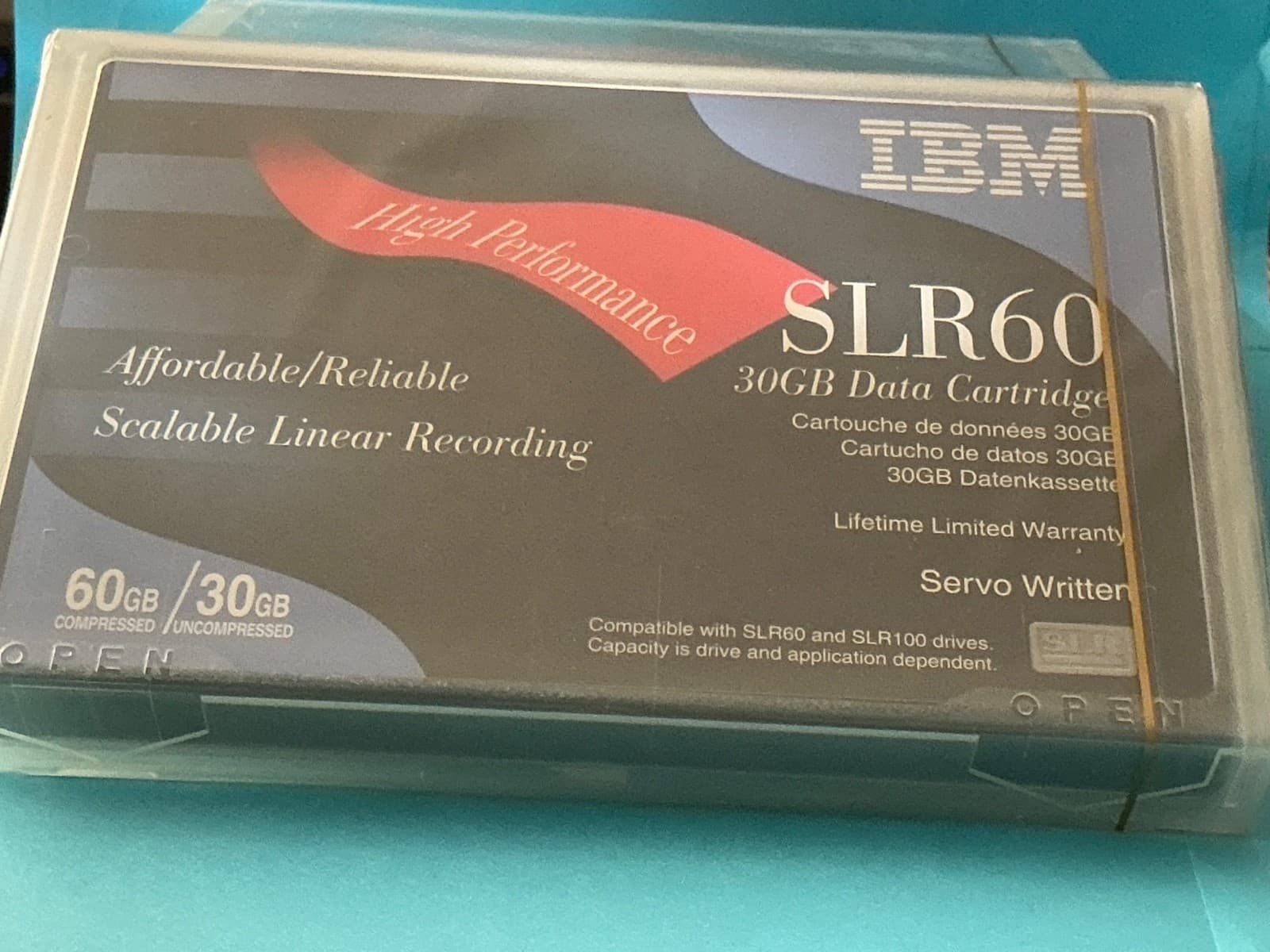 IBM SLR60 Data Cartridge 30/60GB New and Sealed Free Shipping