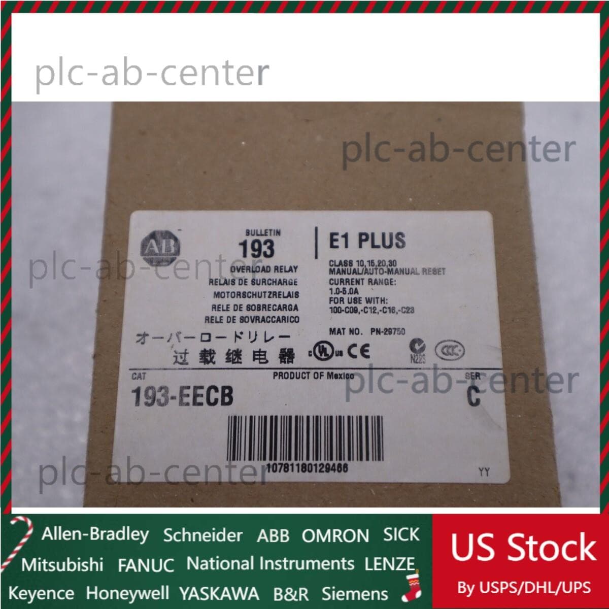 Allen Bradley 193-EECB OVERLOAD RELAY BULLETIN 193 IEC SERIES THREE PHASE B-1605
