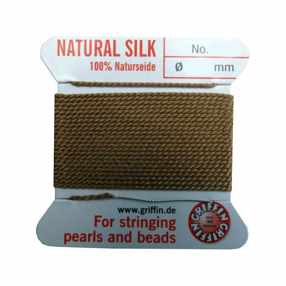 GRIFFIN 100% SILK CORD BEAD STRING THREAD #0-1-2-3-4-5-6-7