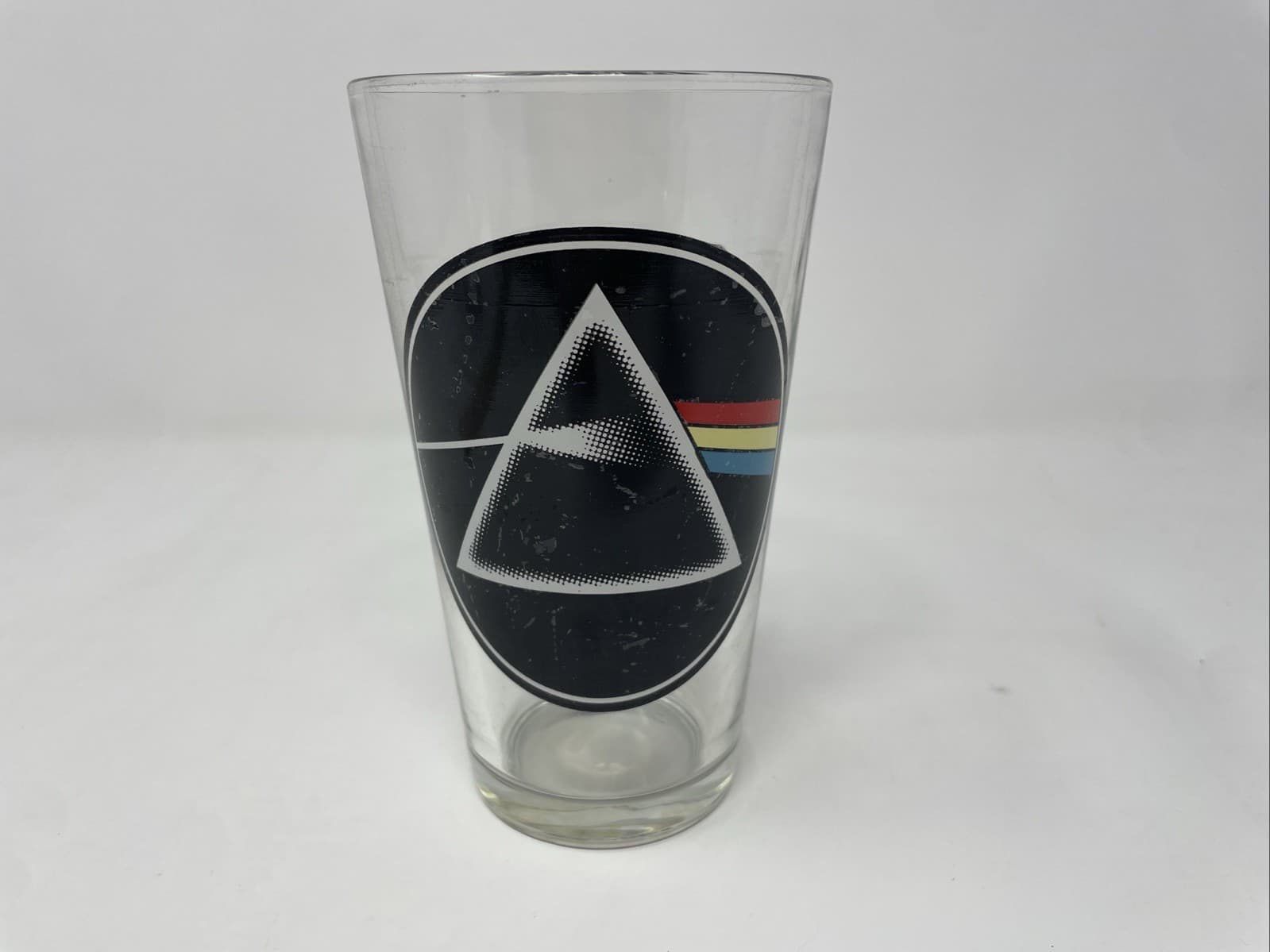 Pink Floyd Rock N’ Roll Pint 16 oz. Tall Glass 6” 2007 Dark Side Of The Moon Art