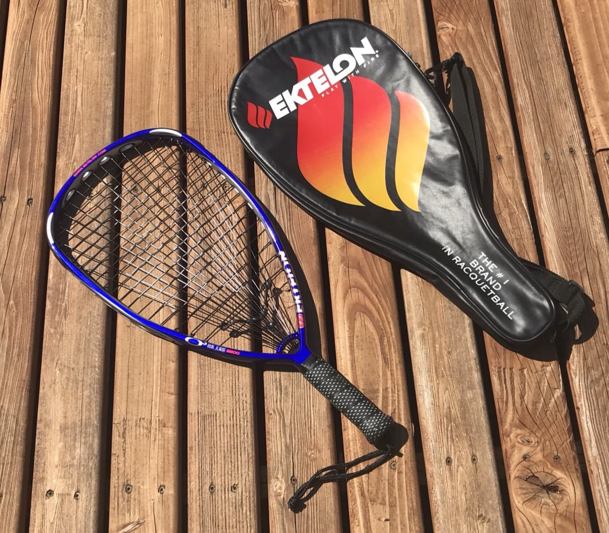 Ektelon 03 Blue 3200 Triple-Threat Racquetball Racquet Titanium Tungsten Carbon
