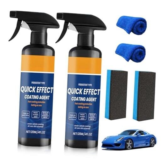 2PCS Advanced Car Quick-Acting Coating Agent Spray, Quick Effect Coating Agent