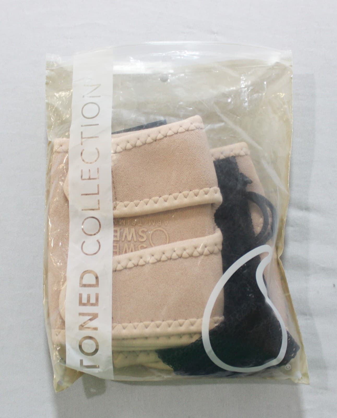 Sweet Sweat Unisex Adult's 2-Pack Compression Arm Trimmers CA4 Stone Large NWT