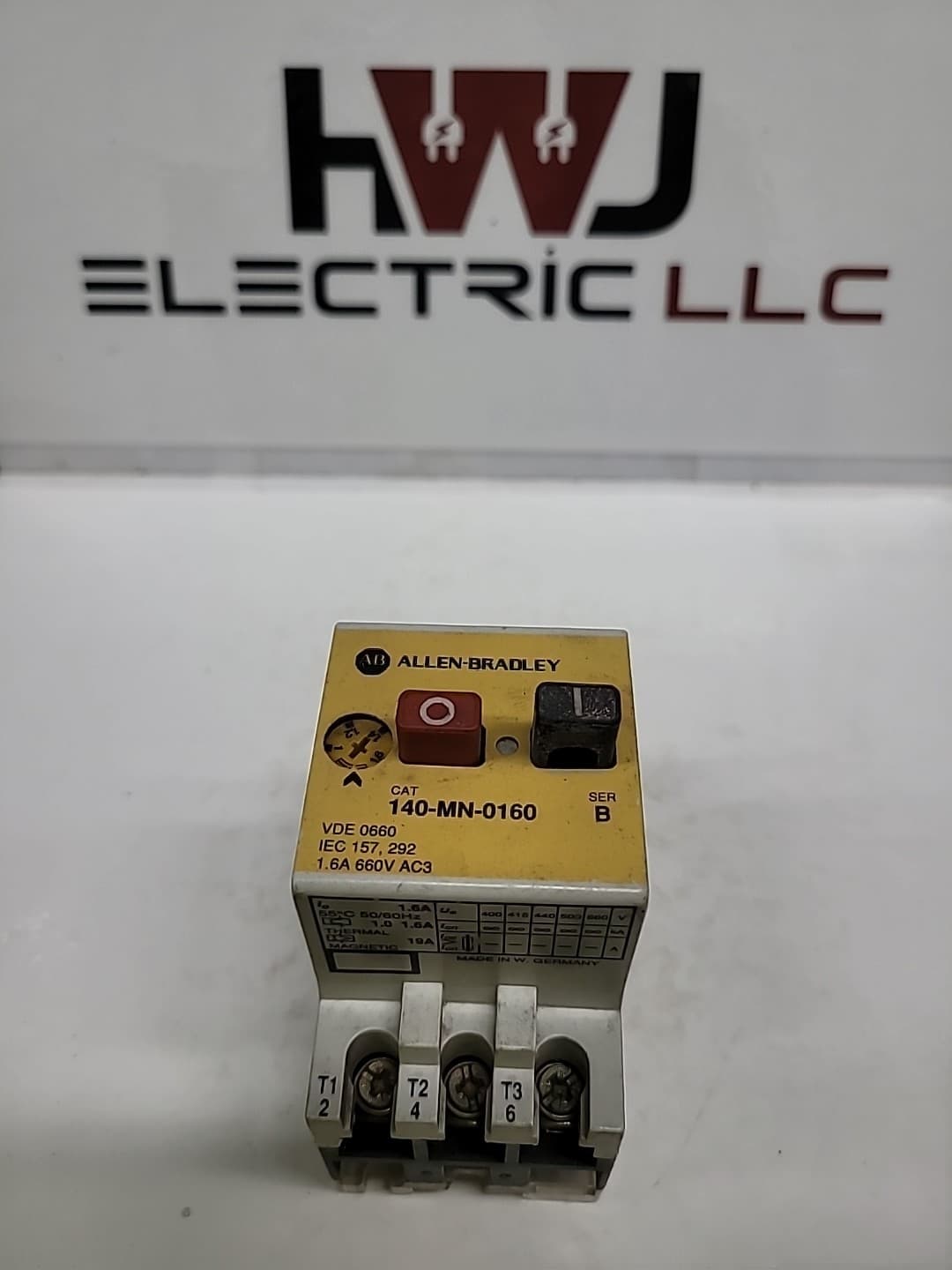 ALLEN BRADLEY 140-MN-0160 Ser B MANUAL MOTOR STARTER 1-1.60A