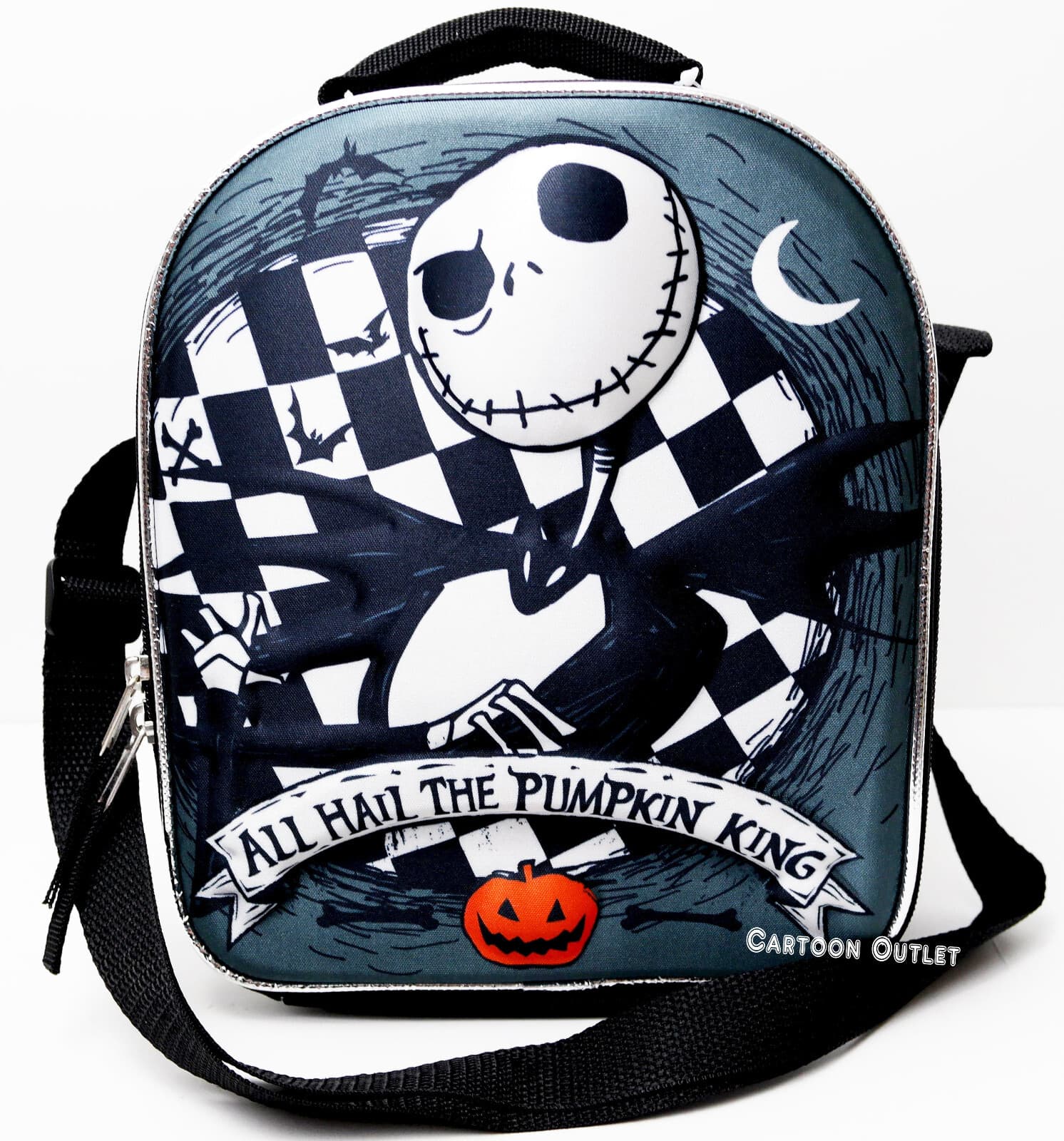 Disney Jack Skellington Lunch Bag Lunch Box Nightmare Before Christmas Insulated