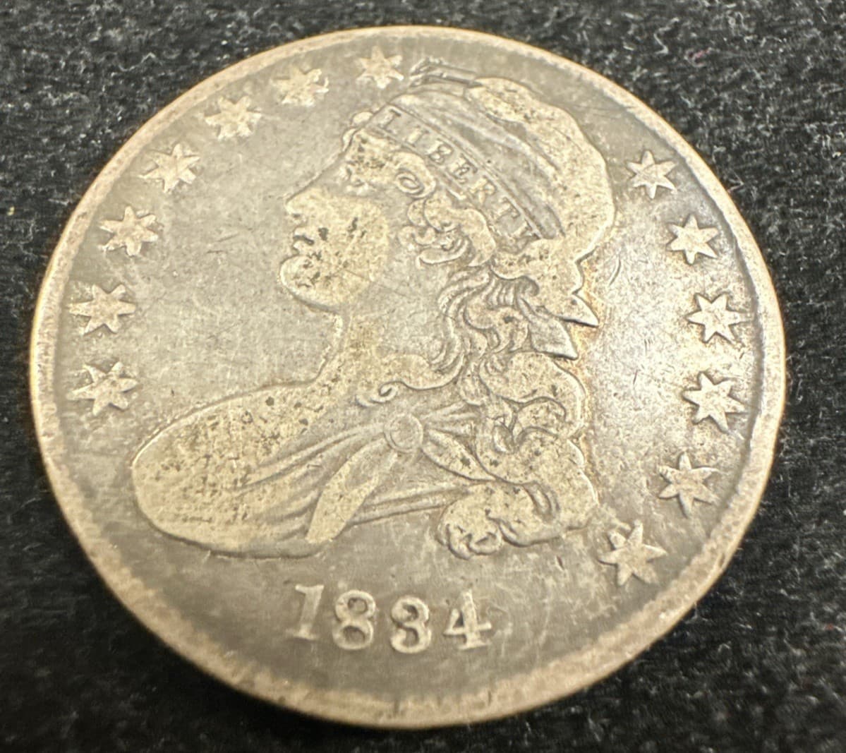 1834 Capped Bust Silver Half Dollar