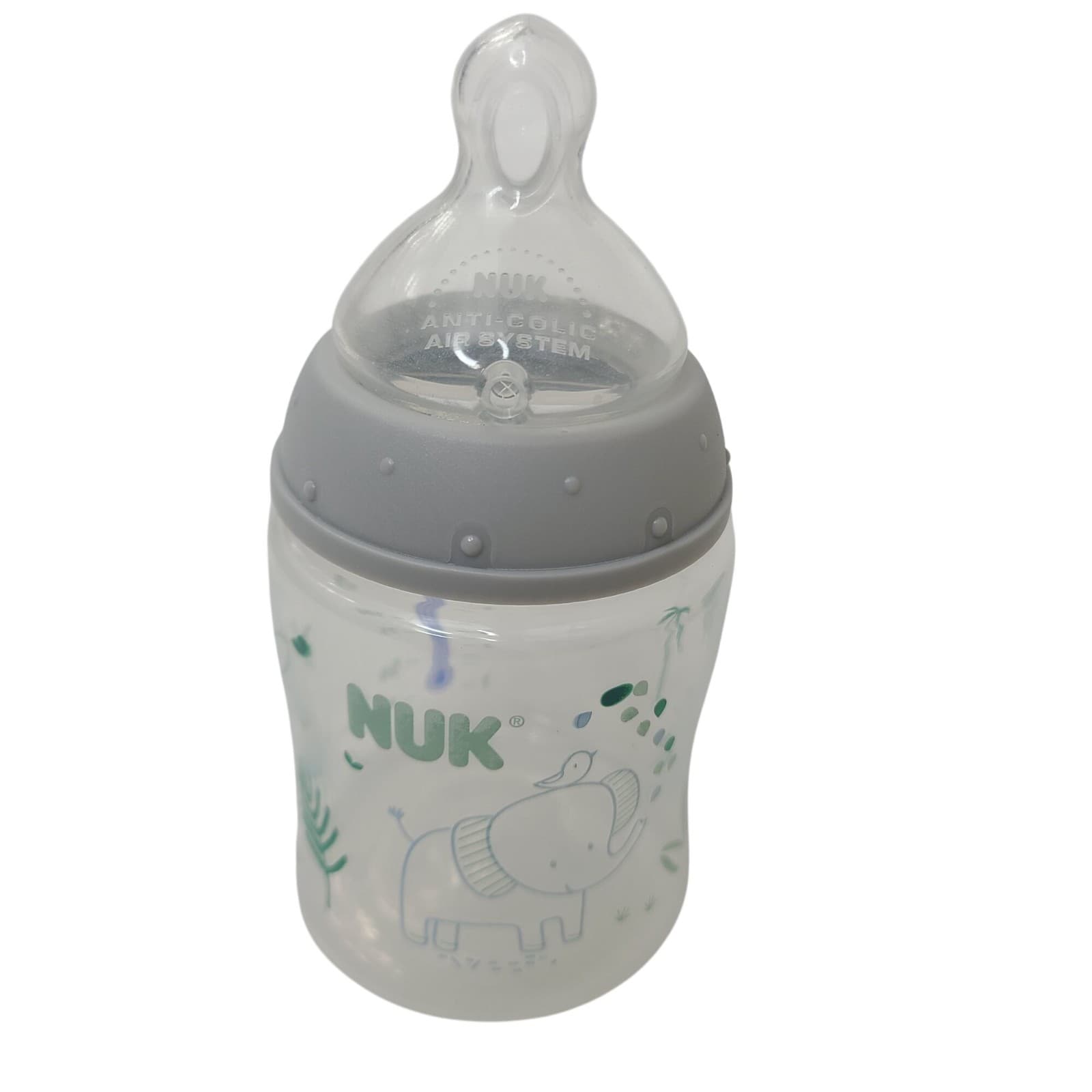 NUK Smooth Flow Anti Colic Baby Bottle 5 oz Elephant Single