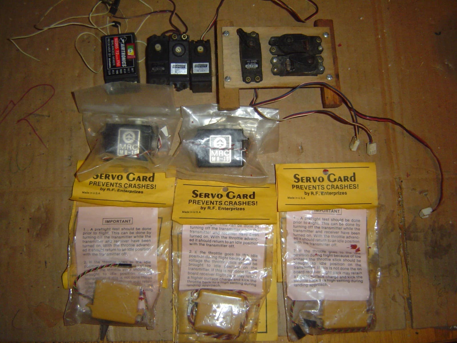 A lot of Assorted Servos for RC Airplanes New and used