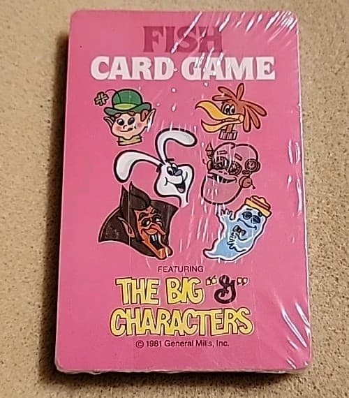 NEW General Mills Fish Card Game 1981 Big G Characters SEALED Trix Boo Berry