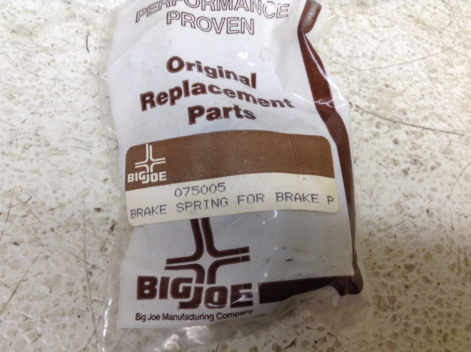 Big Joe 075005 Brake Spring for Brake P New