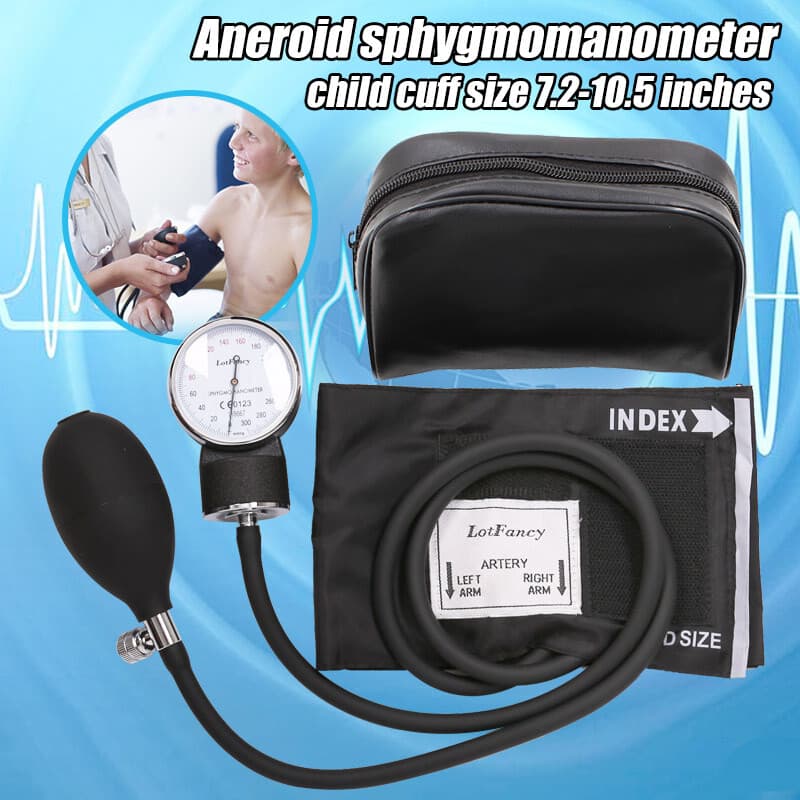 Manual Blood Pressure Arm Cuff Aneroid Sphygmomanometer Accurate Read 7.2-10.5''