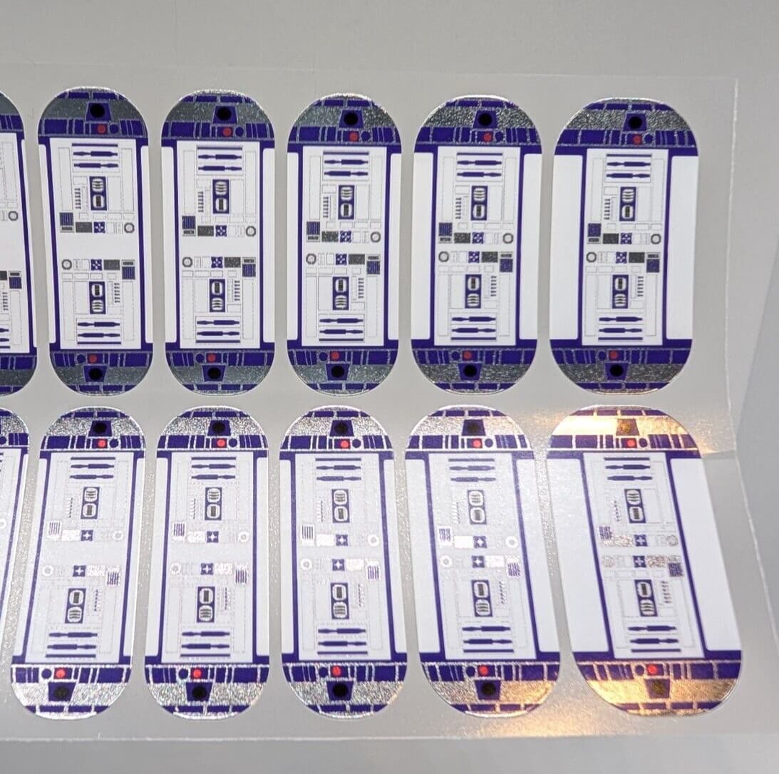 Jamberry Nail Wrap "R2-D2" Star Wars Rebel Droid Robot Full Sheet