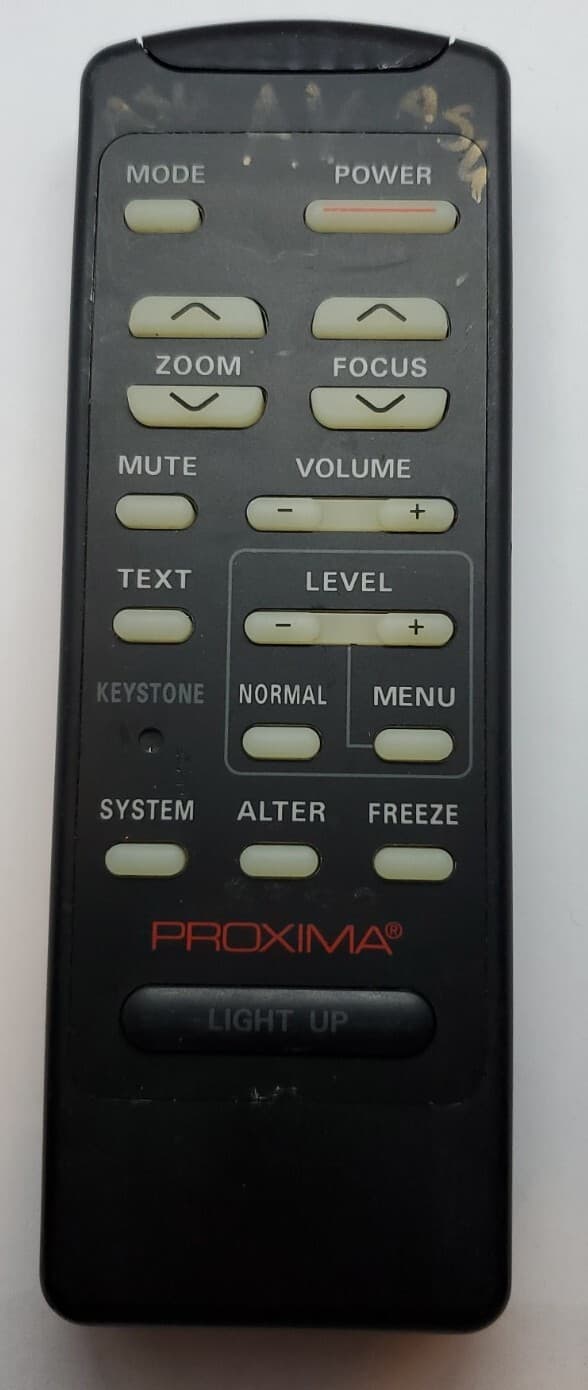 Proxima LCD Projector Remote Control