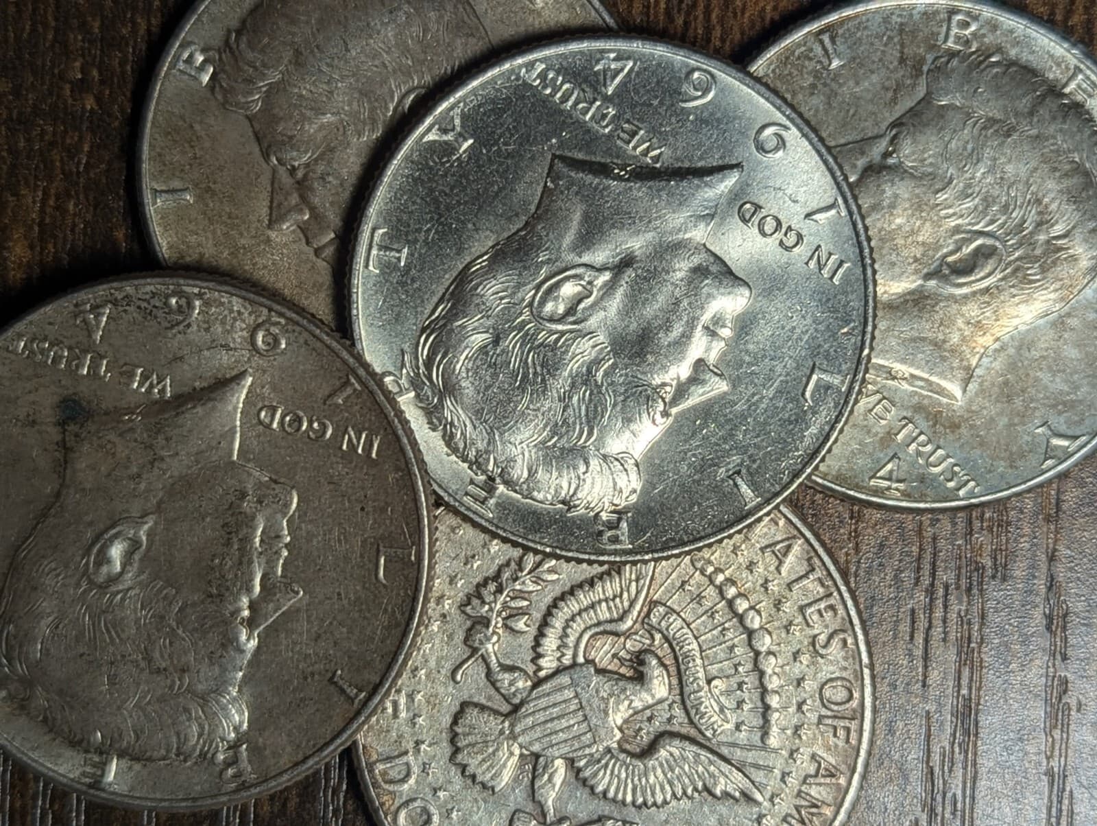 Kennedy Half Dollar(S)1964 , 90% Silver Coin Choose How Many!