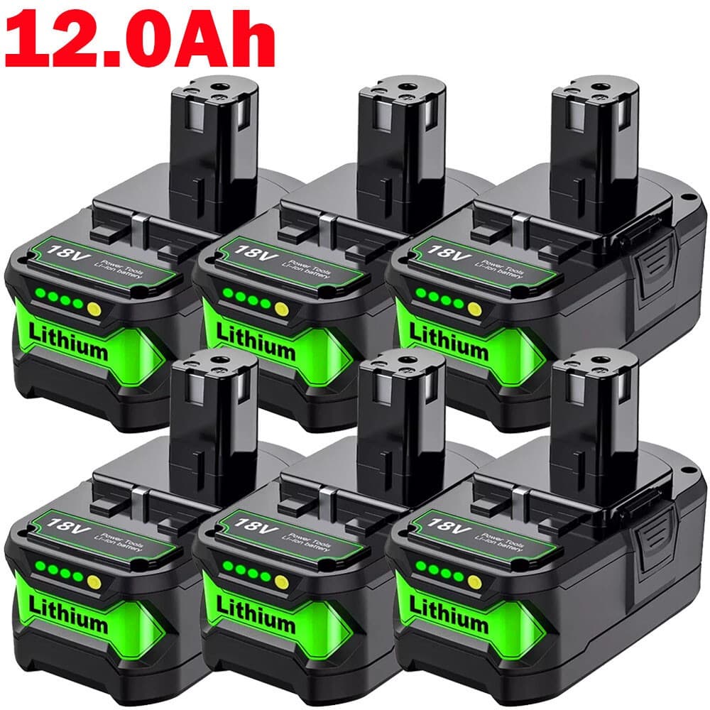 PACK 8.0Ah 18V Lithium-Ion For RYOBI P108 P107 One Plus High Capacity Battery