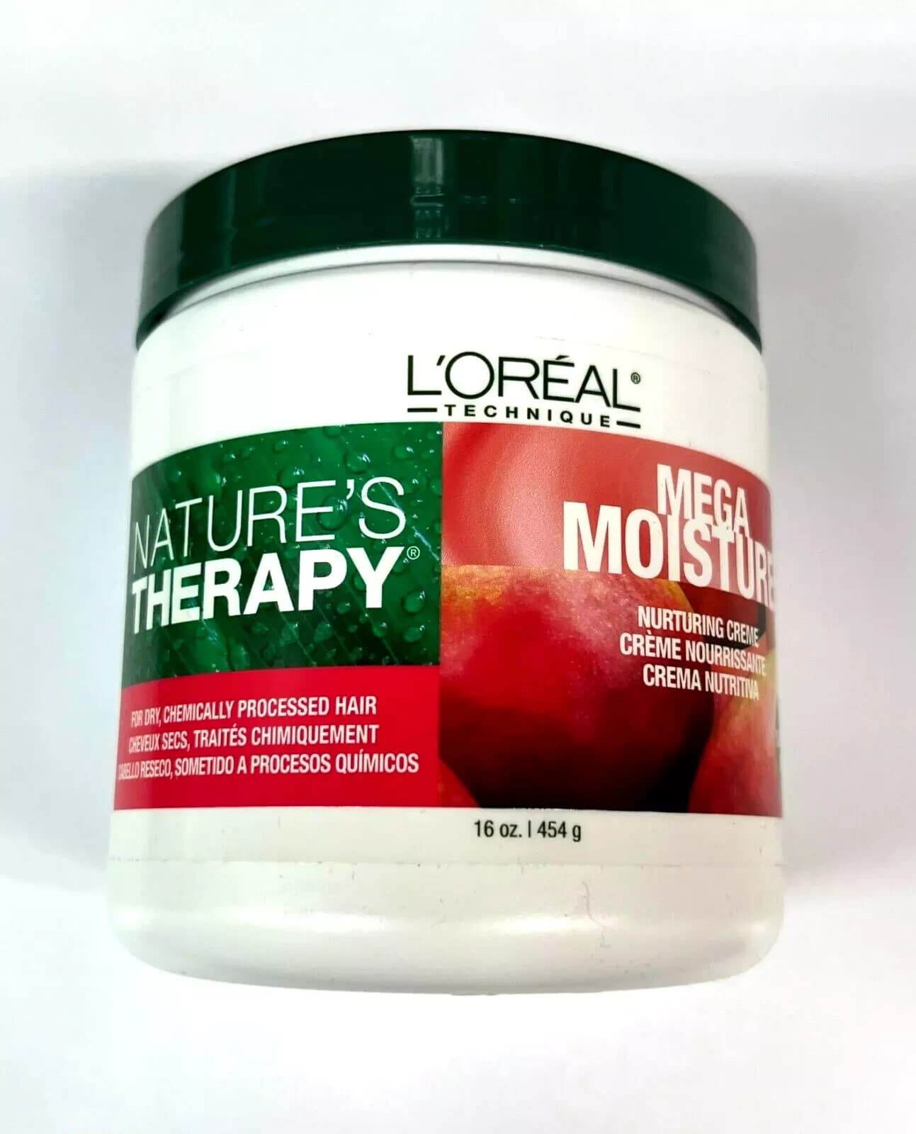 L'OREAL NATURE'S THERAPY MEGA MOISTURE NURTURING HAIR CREME CREAM LOREAL 16OZ