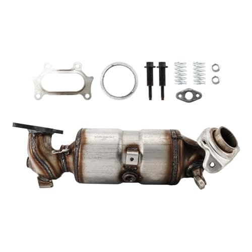 Front Catalytic Converter w/Exhaust Manifold Compatible with Civic 2012-2013