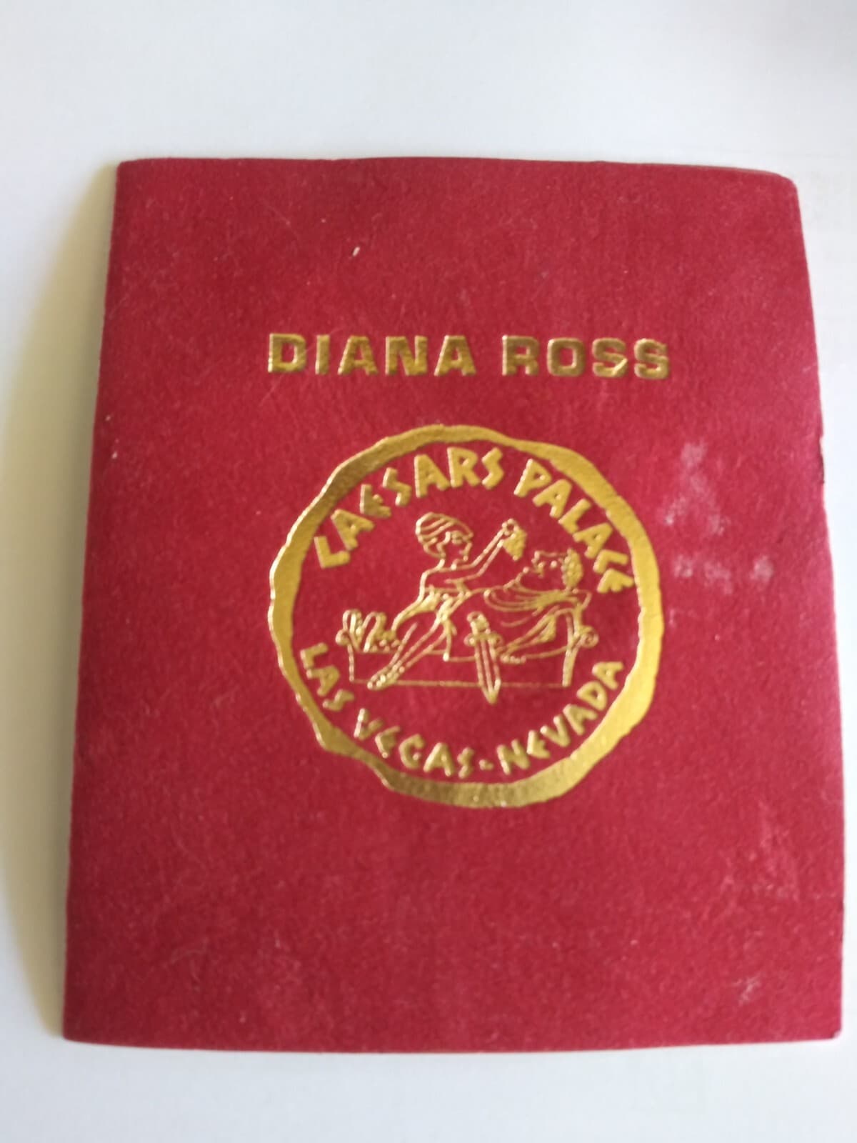 Vintage Paper Program Event For Diana Ross At The Caesars Palace Las Vegas...