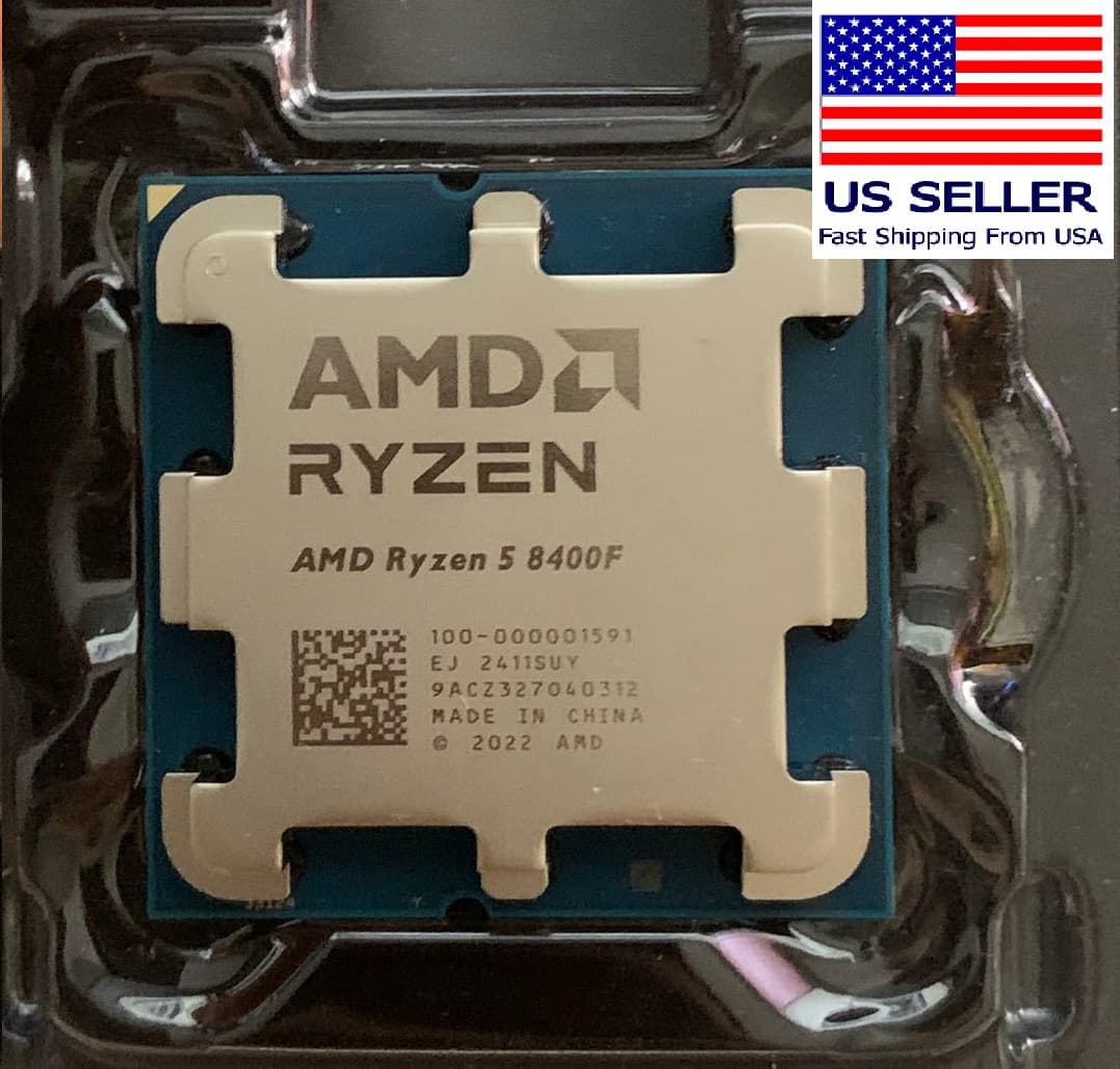 (New) AMD Ryzen 5 8400F 6-Core 12-Thread Socket AM5 CPU Processor OEM Tray