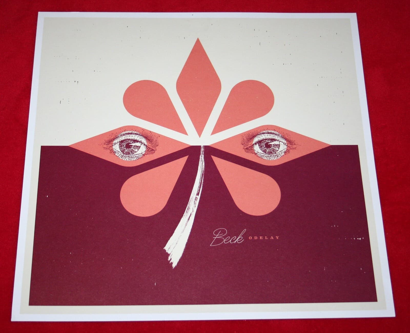 BECK Odelay VINYL ME PLEASE LP Insert 12x12 Art Poster Flat OCD Scott Allen Hill