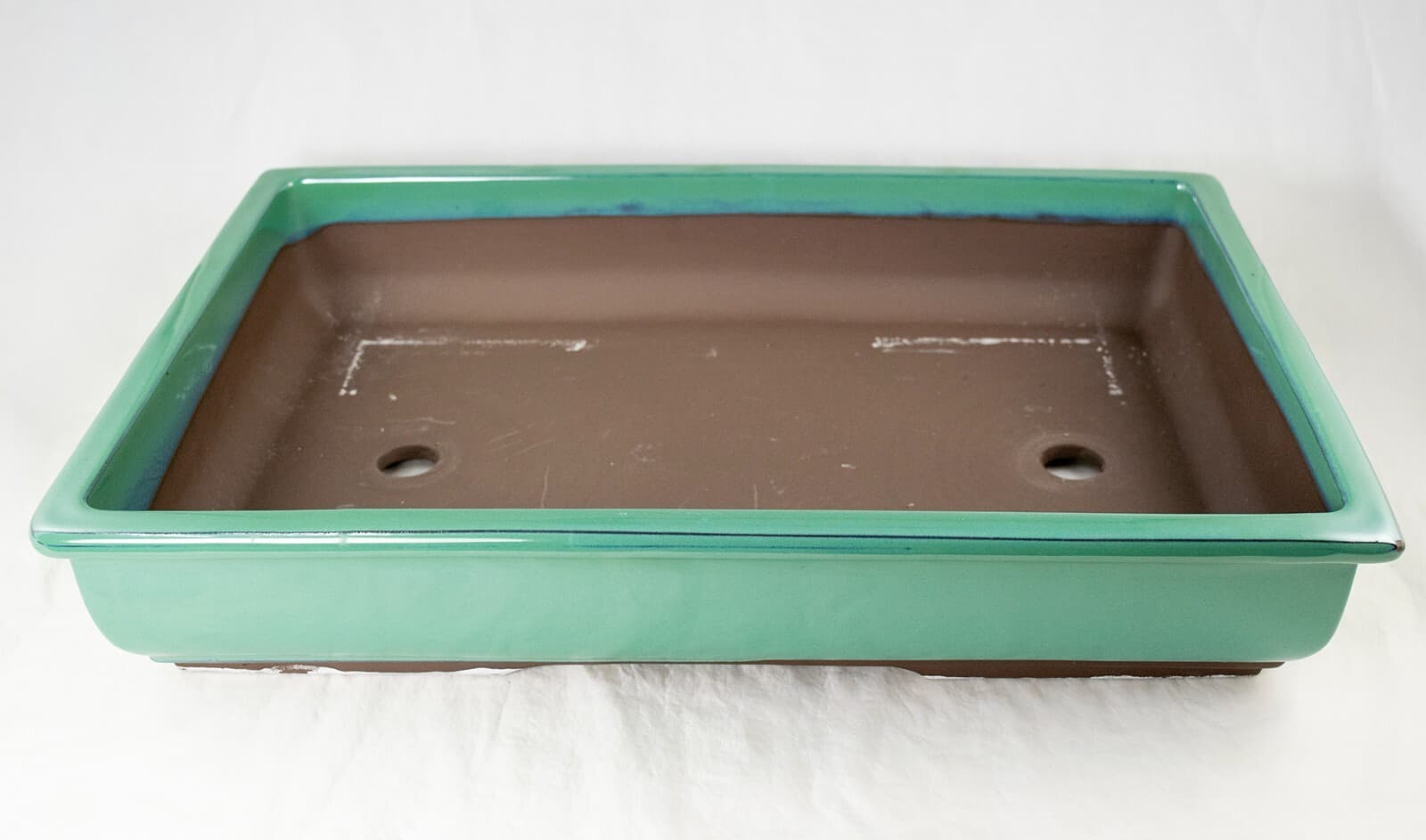 Japanese Yokkaichi Rectangular Slim Forest & Raft Bonsai Pot - 12" to 18.5"