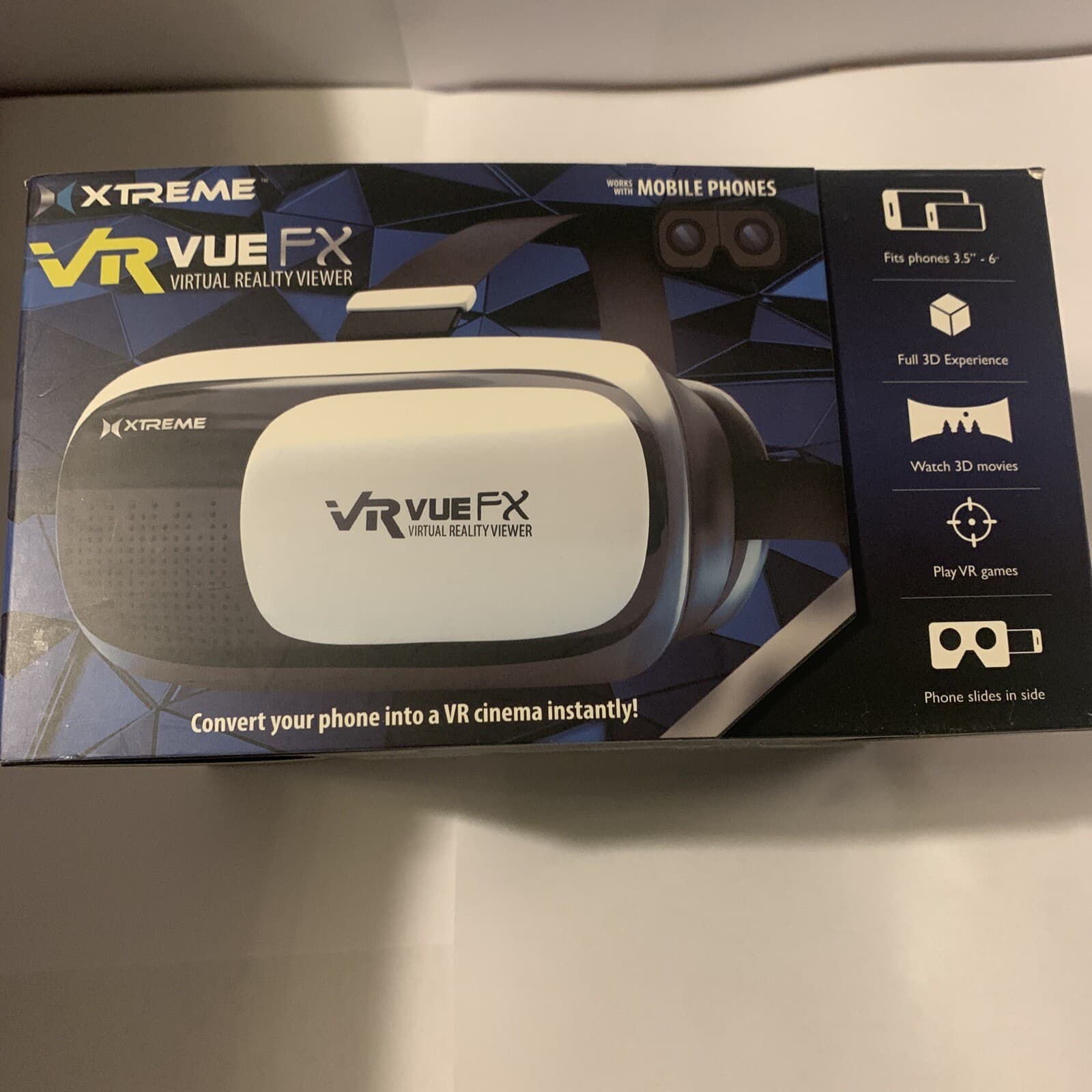 Xtreme VR VUE FX: virtual reality viewer. XSX5-1002-BLK