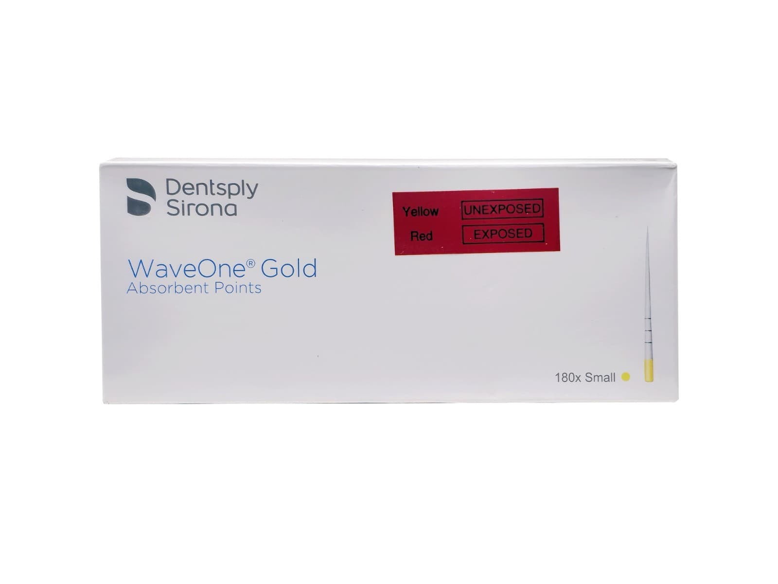 Dentsply Sirona WaveOne Gold Absorbent Paper Points 180/Box All Sizes