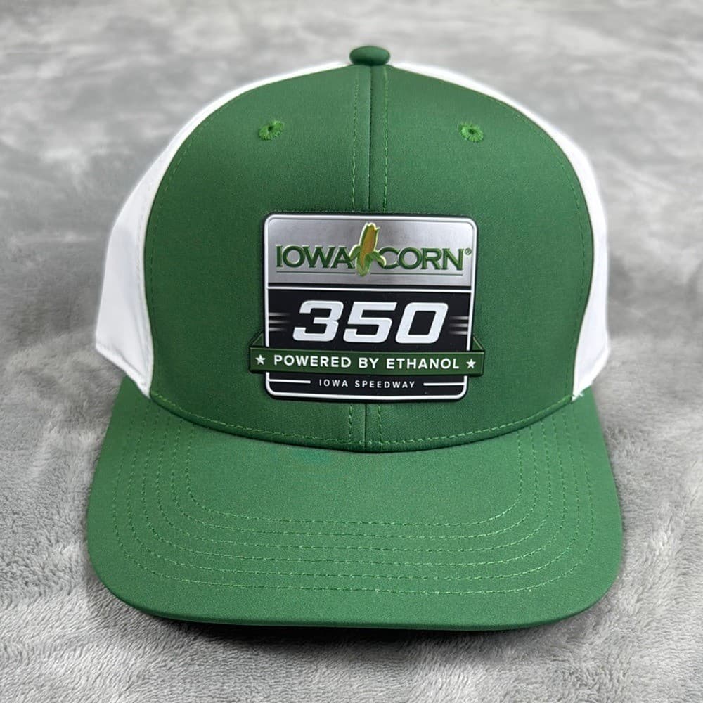 NWT NASCAR Iowa Corn Green & White Hat