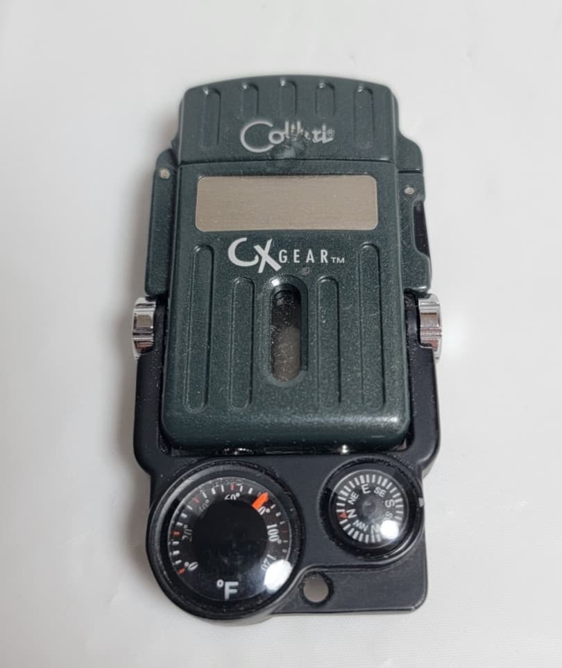 Colibri CX Gear Butane Lighter w/ Compass & Thermometer, For Parts or Repair