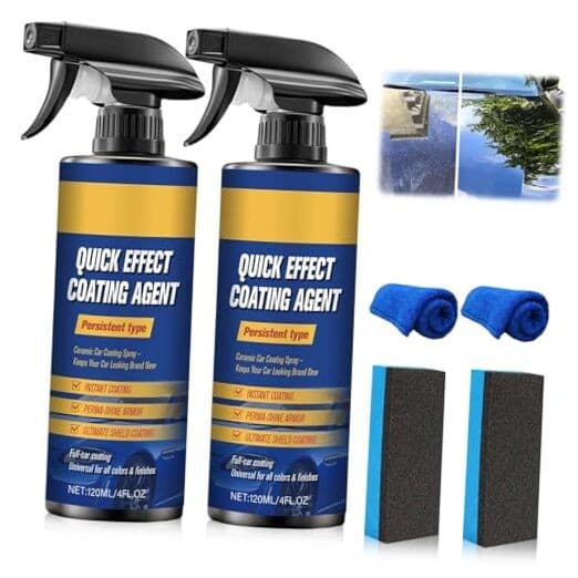 2PCS Advanced Car Quick-Acting Coating Agent Spray, Quick Effect Coating Agent