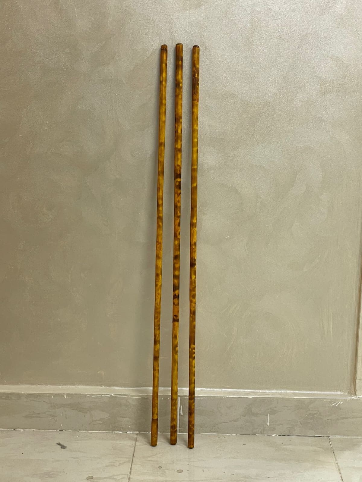 Egyptian Belly Dance Assaya Canes Stick Saidi Tahtib Style Sticks 3 Pcs