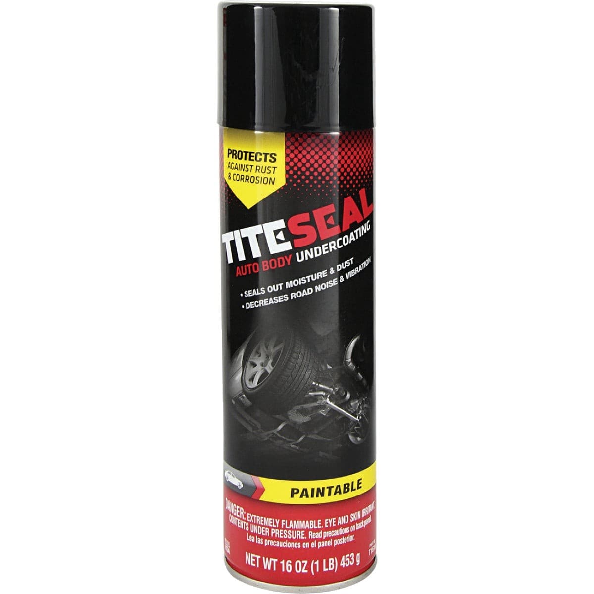 Tite-Seal 16 Oz. Aerosol Paintable Auto Undercoat T1616 Pack of 12 Tite-Seal