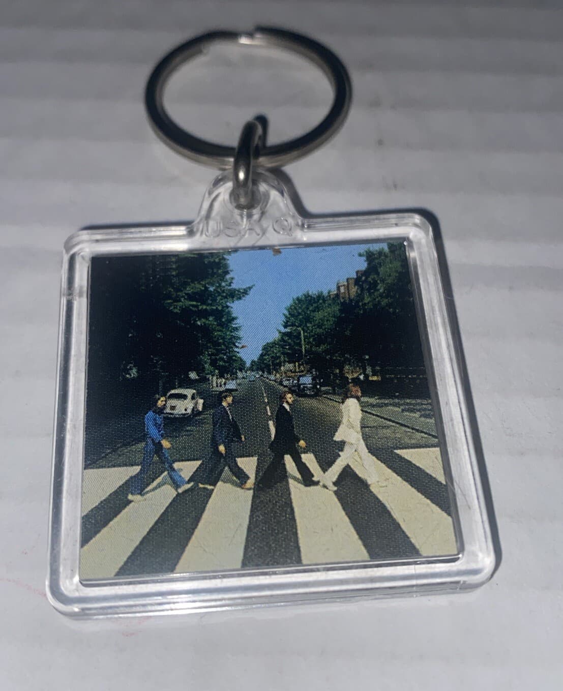 The Beatles Abbey Road Keyring Keychain 94.7 FM Chicago Radio Station Promo Swag
