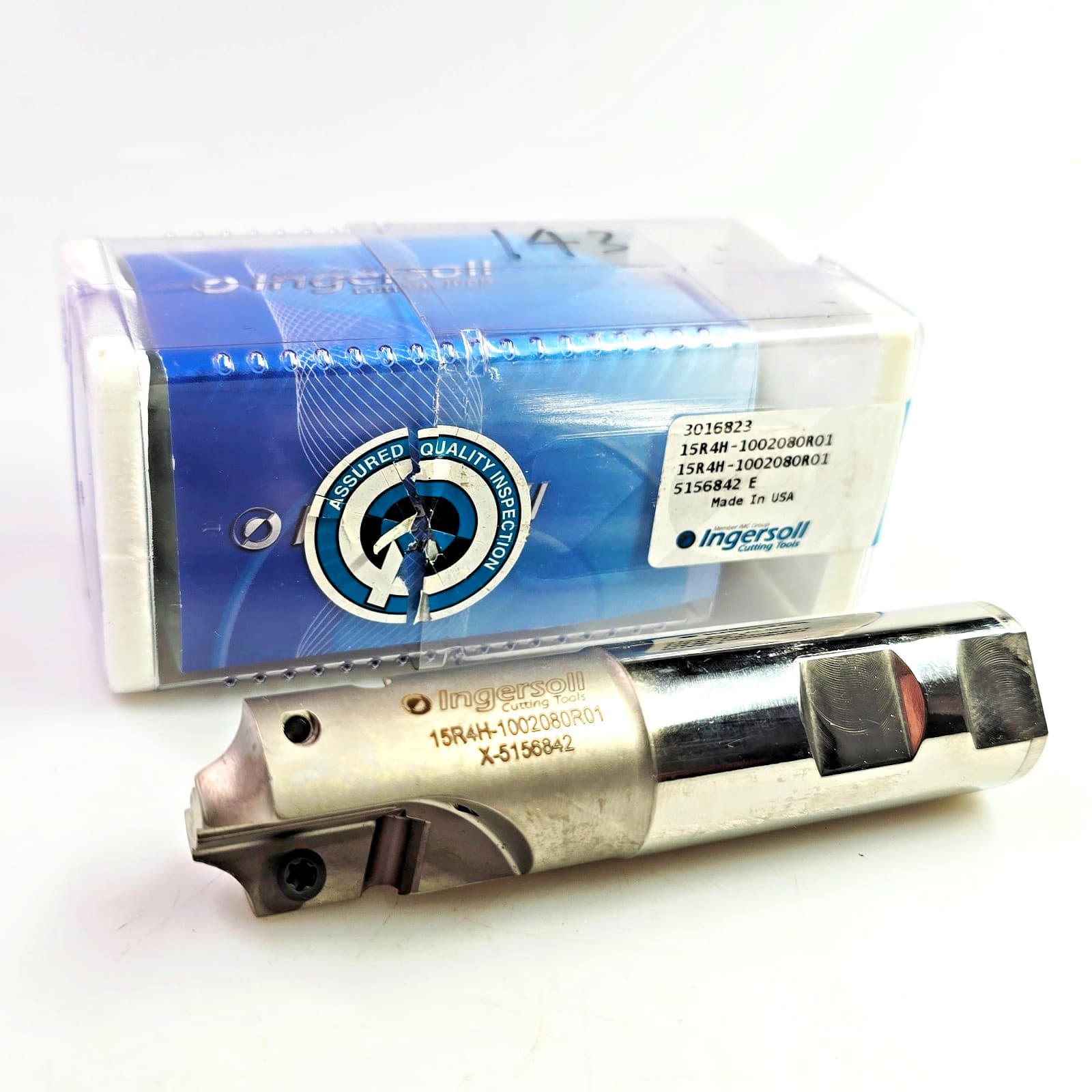 Ingersoll 1" 15R4H-1002080R01 Indexable Corner Rounding End Mill Cutter FEEW