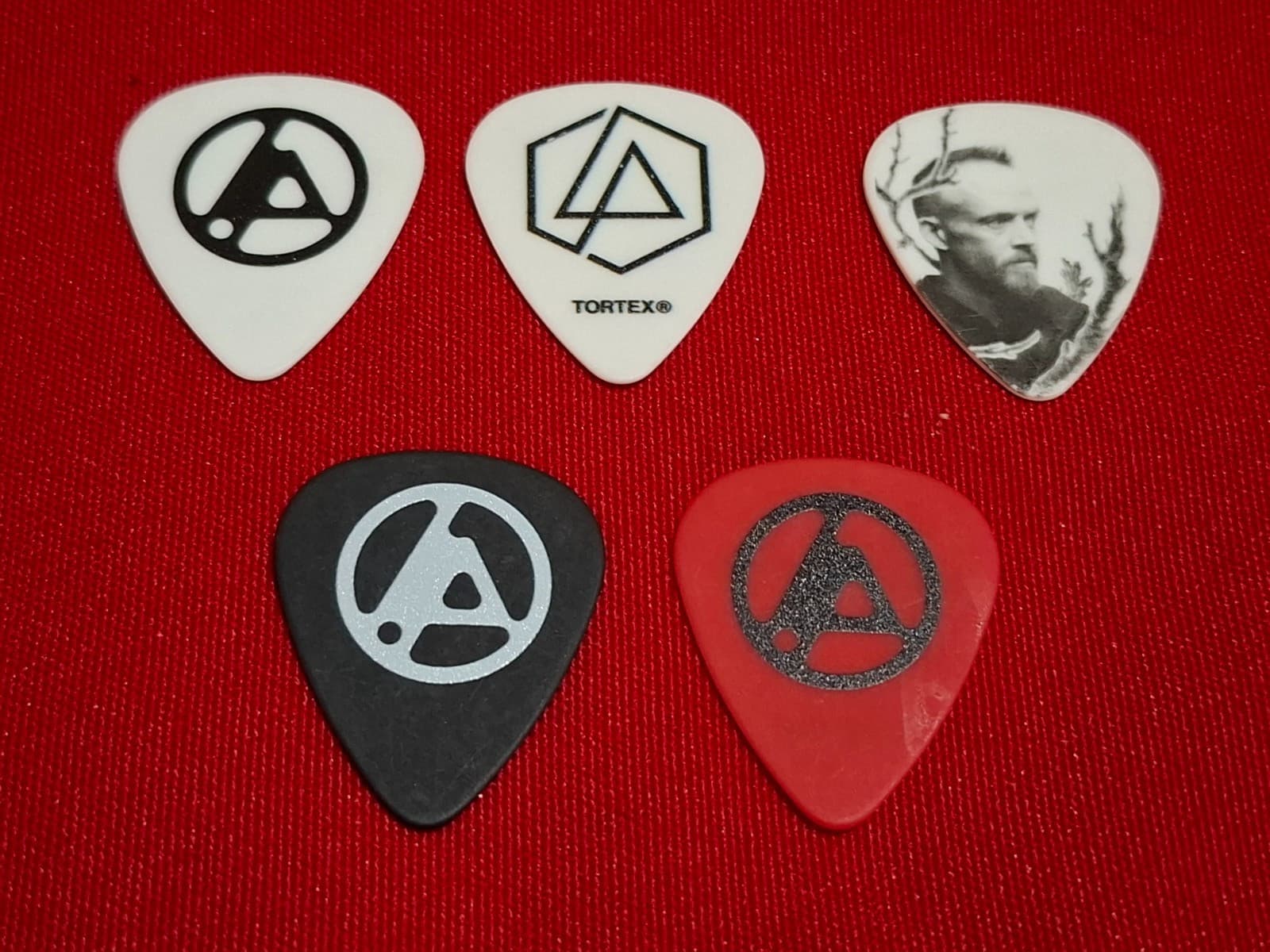 Picks Linkin Park set 5 diferent picks