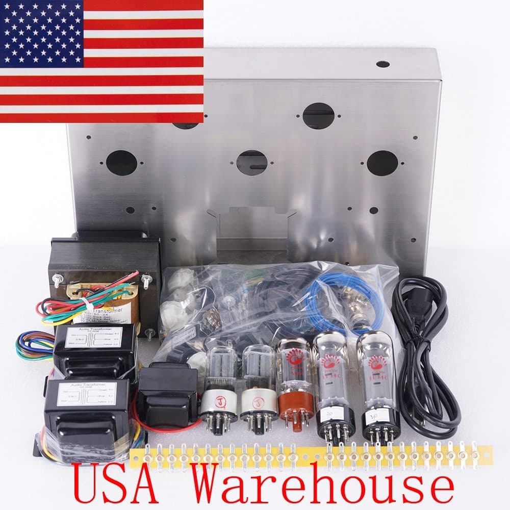 Class A Single Ended EL34 5Z3P Tube Audio Amplifier 13W*2 HIFI Valve Amp DIY Kit