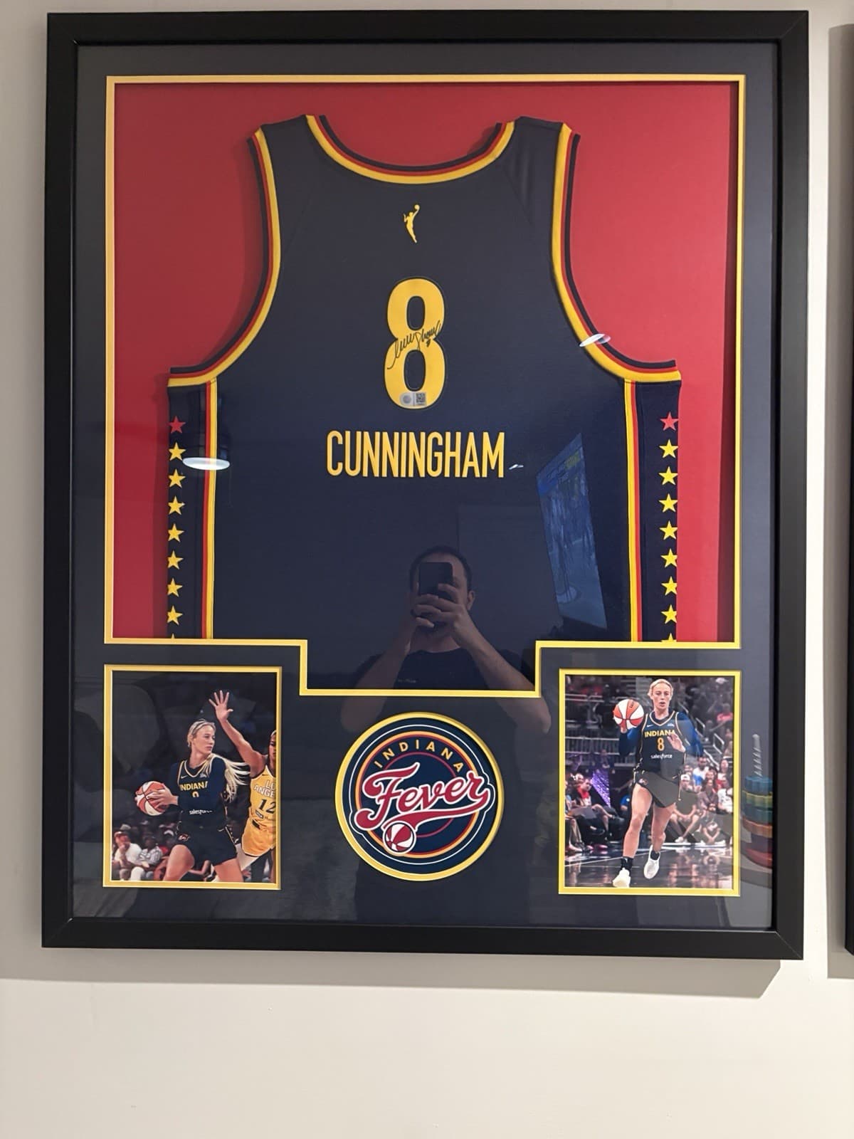 Indiana Fever Sophie Cunningham Signed Autographed Jersey. SWAU